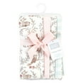 thumbnail image 2 of Hudson Baby Cotton Poly Flannel Burp Cloths Multipack, Girl Woodland Pals 8-Pack, One Size, 2 of 6