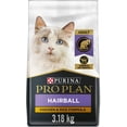 thumbnail image 1 of Purina Pro Plan Hairball Chicken & Rice Formula Dry Cat Food, 3.18-kg bag, 1 of 5