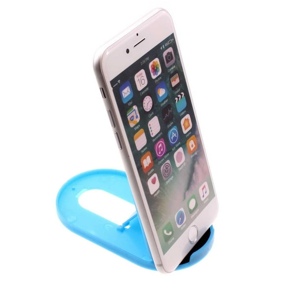 For Moto G Stylus 5G (2023) Fold-up Stand - Blue Holder Travel Desktop Cradle Dock for Motorola Moto G Stylus 5G (2023) Phone