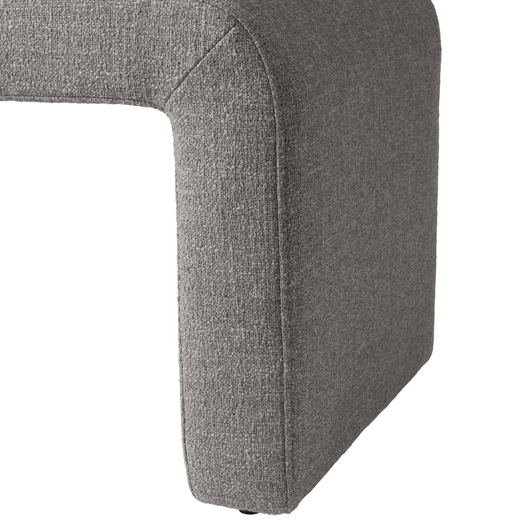 Better Homes & Gardens Juliet Waterfall Boucle Ottoman, Truffle Brown