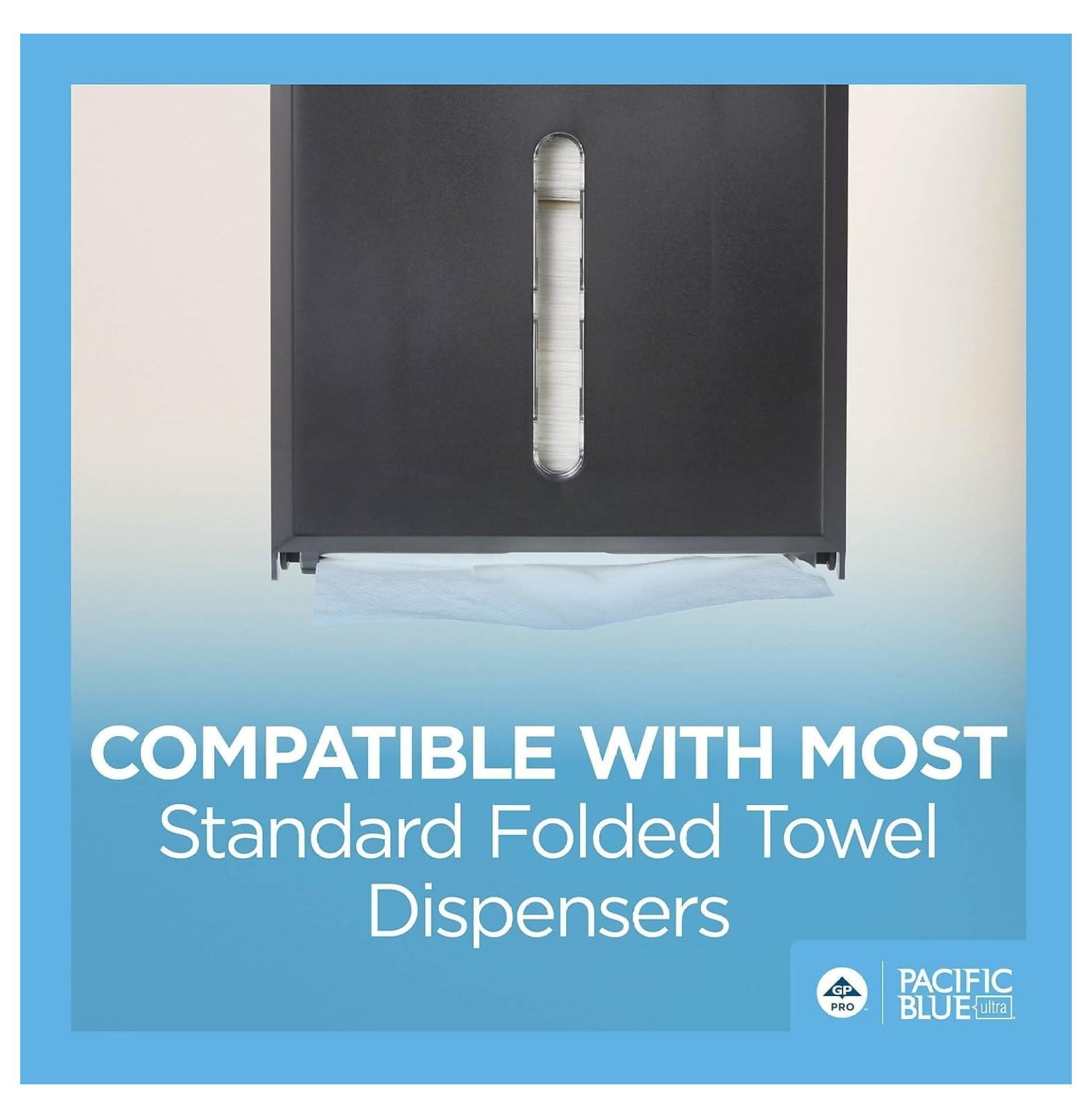 Z-Fold Paper Towels Multifold, 1-Ply, 2600 Count - White Absorbent Towels for Restrooms & Kitchens - Fits C-Fold Dispensers - 10 Packs/Carton