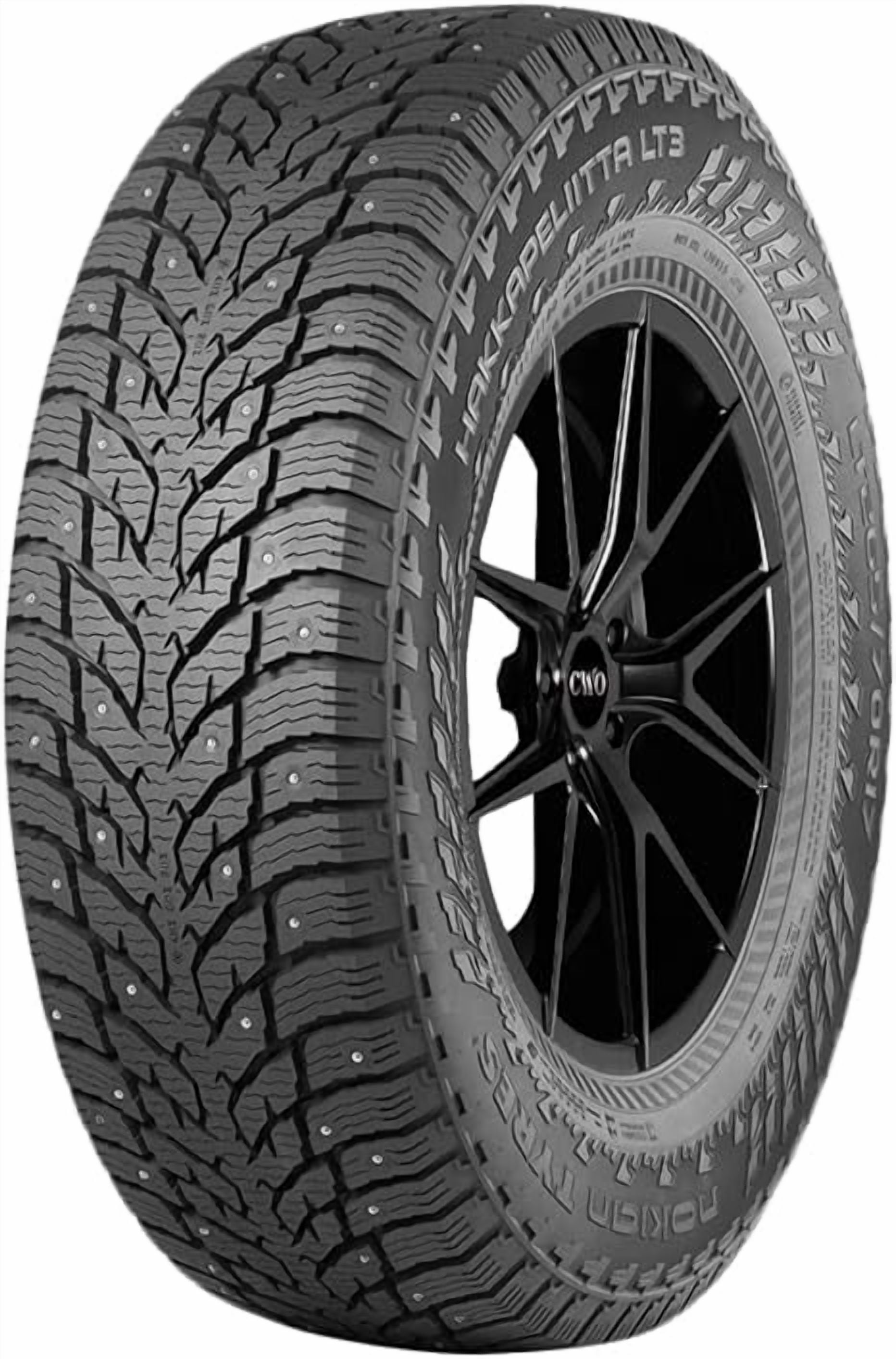 Nokian Hakkapeliitta LT 3 Winter LT275/65R18 123/120Q E Light Truck Tire Fits: 2015-23 Ford F-150 Lariat, 2019-23 Chevrolet Silverado 1500 LT Trail Boss