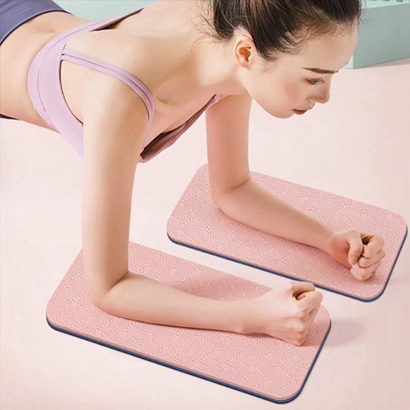 4X Coussin de Coude de Yoga Coussin d'Exercice Genouillères Coussin de Soutien Épaissi pour Genoux Poignets Coudes Votre Tapis de Yoga 1,4 x Coussin de Coude de Yoga, Couleur 1