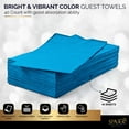 thumbnail image 6 of Dinner Napkins Disposable Guest Towels, Blue Beverage Napkins Soft and Absorbent Paper Napkins Dinner Size for Party, Wedding, Or Every Day Use, 8” x 4.5” 2 Ply Party Napkins, Pack of 40 - By Amcrate, 6 of 6