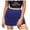 Blue, variant on Oalirro Mini Skirt Gift for Her Birthday Gifts for Women Women Sequin Belly Costume Tassel Wrap Skirt Club Mini Skirt