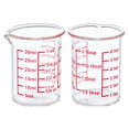 thumbnail image 1 of Vaso medidor Ackers BORO3.3 de 30 ml con pico en V, paquete de 2, 1 of 9