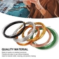 thumbnail image 4 of Alambre Plano, Embarcacia de aluminio Flexible Alambre Plano 6 Rollos para Esmalte, 4 of 7