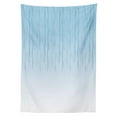 thumbnail image 3 of Ambesonne Floral Tablecloth Rectangular Table Cover, Retro Old Celebration, 60"x84", Sky Blue, 3 of 4