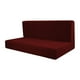 thumbnail image 3 of 4x Fundas de Asiento para RV, Fundas de Cojines para Camper, Repuesto Elástico, Funda para Cojín Del Asiento Del Sofá Suave, Fundas para Asientos de C rojo, 3 of 8