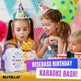 RISEBASS Portable Wireless Bluetooth Karaoke Machine for Kids & Adults