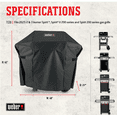 thumbnail image 5 of Weber Premium Grill Cover Fits Spirit 2 and 3 Burner Gas Grills, 5 of 12