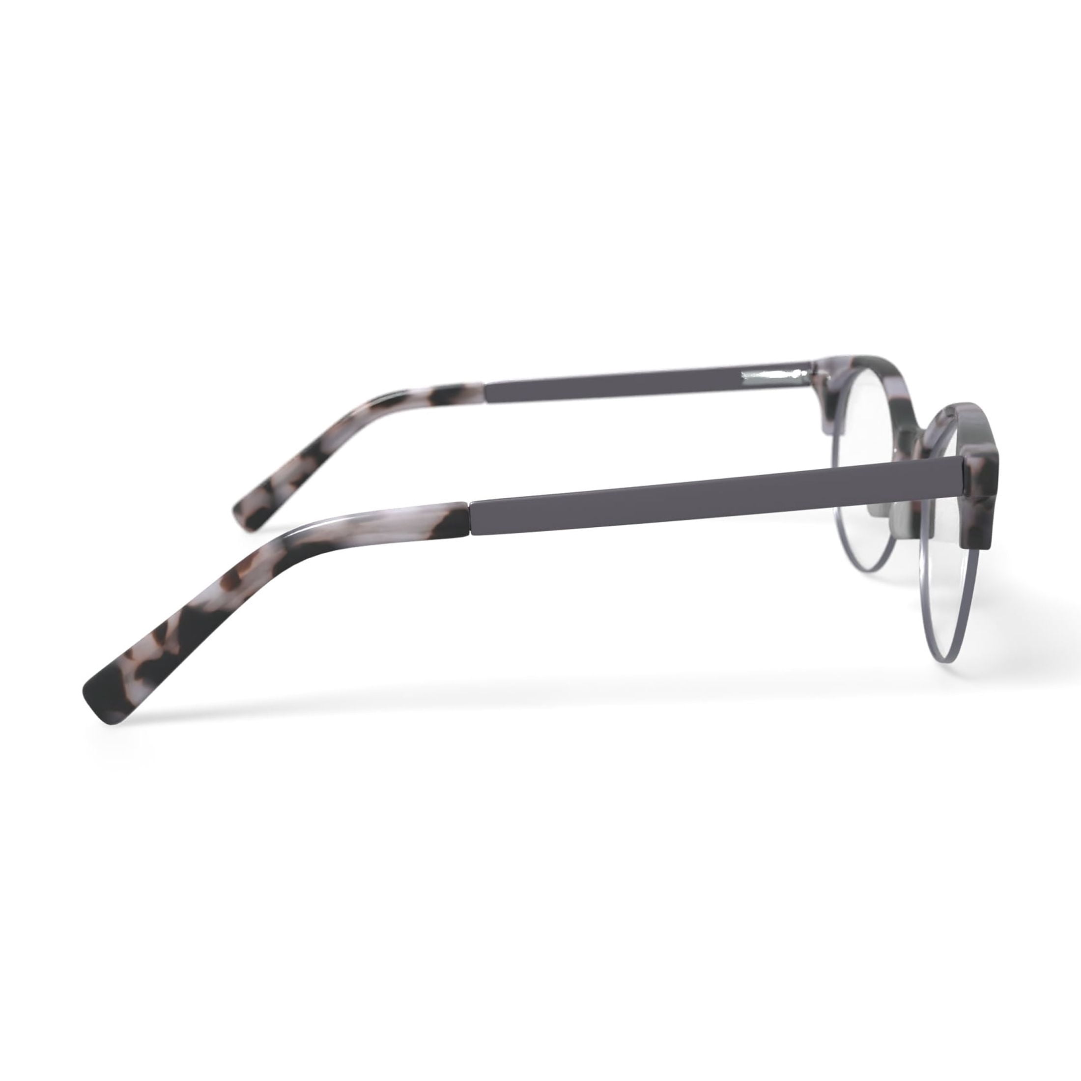 Walmart Women's WPLL801 Prescription Eyeglasses with Case, Gray Tortoise