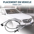 thumbnail image 3 of Sensor de Velocidad de Rueda ABS Unique Bargains para Mercedes-Benz GLC300 GLC63 AMG No.A2539053500 Sensor de Velocidad ABS Frontal Izquierdo, 3 of 6