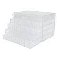thumbnail image 2 of 5-Layer Transparent Jewelry Box With 120 Compartments, Handle Design, Dustproof And Waterproof, Plastic Material For Convenient Jewelry Storage, 2 of 8