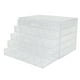 thumbnail image 3 of Joyero, 5 capas de joyería transparente, caja de almacenamiento de joyería transparente, almacenamiento de joyería, funcionamiento suave, 3 of 8