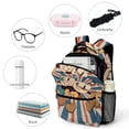 thumbnail image 6 of The Cuphead Show Backpacks Bookbag Casual Daypack Backpacks for Travel Work Camping Office, 6 of 7