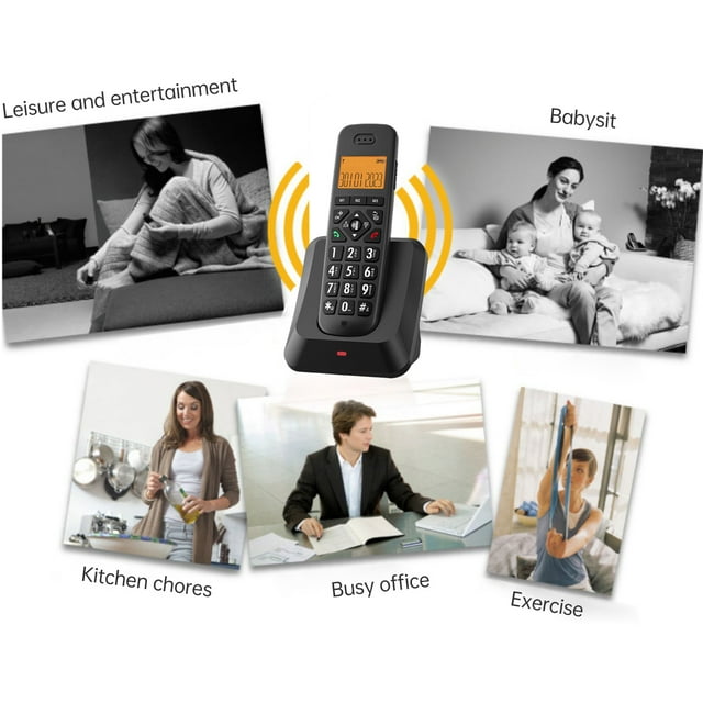 Bisofice Telephone,Display Support Lines Display Block Hands-free Office 5 13 With Buttons Support 5 Lcd 3 16 With Call Block 13 Call 3 Lines 1.8inch Lcd Function 16 Call Mute Function Family