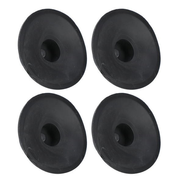 Durable 4-Piece Shock Absorbing Rubber Pads for Oil-Free Mini Air Compressors and Vacuum Pump Accessories