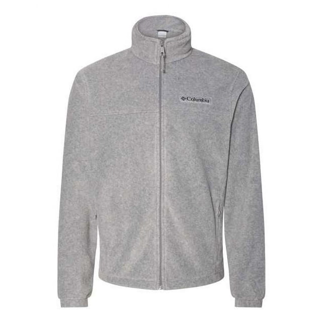 Columbia Steens Mountain 2.0 - Chaqueta de forro polar con cremallera completa para hombre, gris jaspeado claro, Columbia 147667