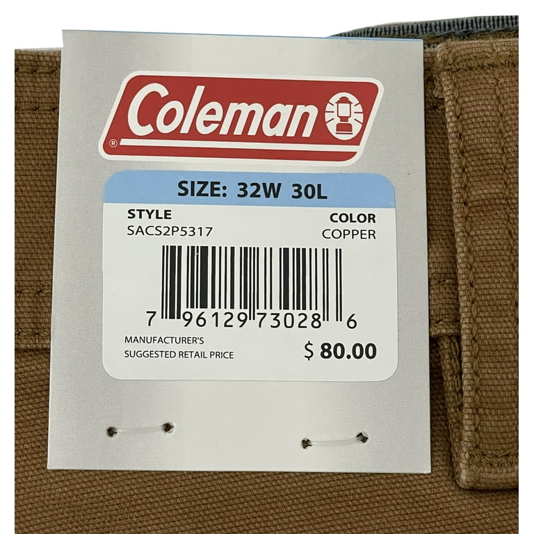 Coleman Men's Tear Resistant Stretch Utility Pant (Copper, 32x30