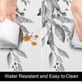 thumbnail image 6 of Anti Fatigue Kitchen Mats for Floor Set of 2, Black Boho Floral Kitchen Floor Mat, Non Slip Cushioned Kitchen Rugs Waterproof Memory Foam Kitchen Mat Comfort Standing Mat for Desk Laundry, 6 of 6