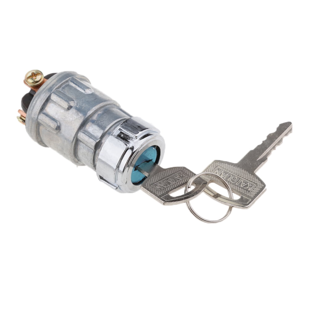 Universal Ignition Cylinder Switch Lock with 2 Keys 3 Position for Car