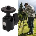 thumbnail image 4 of Rótula De Cámara, Mini Rótula De Trípode Anodizada Negra Para Monitores Para Grabadoras De Video Para Teléfono ANGGREK Fotografía, 4 of 8