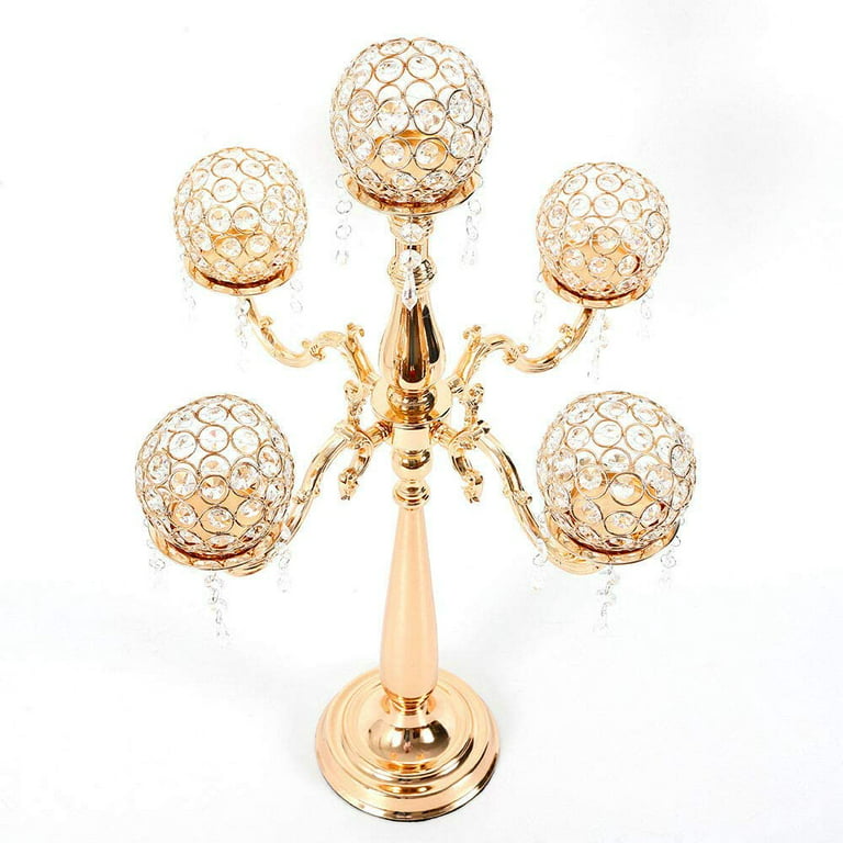 Gold Leaf Glass Candelabra Base Candle Cover or Candle Sleeve 3.75 inc –  CrystalPlace