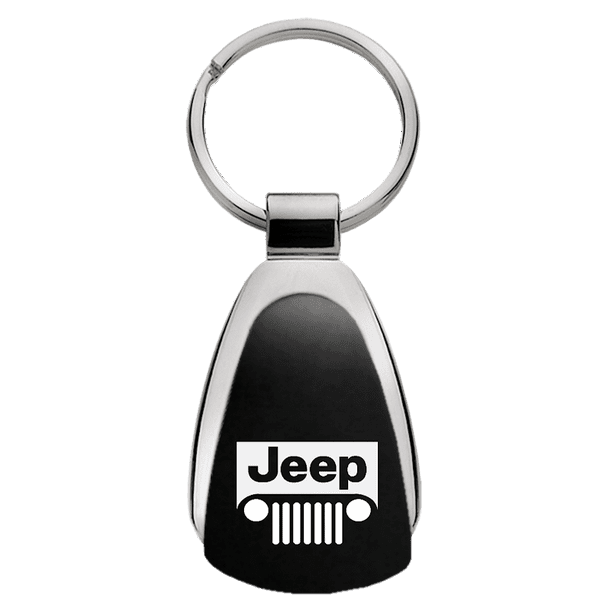 Au-TOMOTIVE GOLD Jeep Grill Black Teardrop Key Fob - Walmart.com