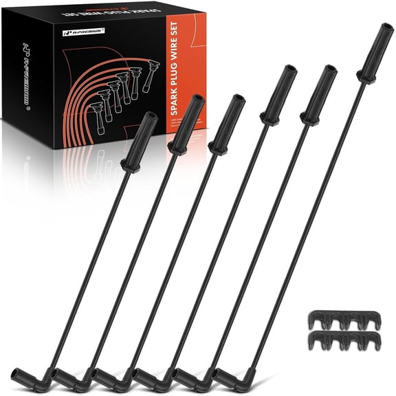 A-Premium 6PCS Spark Plug Wires Compatible with Chevrolet Express 1500, Silverado 1500 & GMC Savana 1500, Sierra 1500, V6 4.3L, 2007-2014