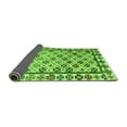 thumbnail image 2 of Ahgly Company Indoor Rectangle Abstract Green Modern Area Rugs, 7' x 9', 2 of 4