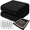 Black-10 x 15 Feet-Rectangle, variant on Round 20 Feet Black Pond Liner Underlayment