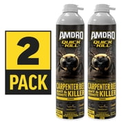 Amdro Quick Kill Carpenter Ant, Bee, Termite Killer Foam 18oz 2 Pack Bundle