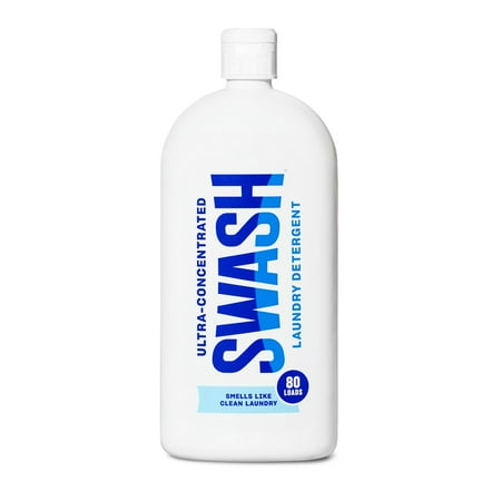 Swash® Smells Like Clean Laundry HE Ultra-Concentrated Liquid Laundry Detergent, SWHLDLFL2S, 80 Loads, 30 fl. Oz.