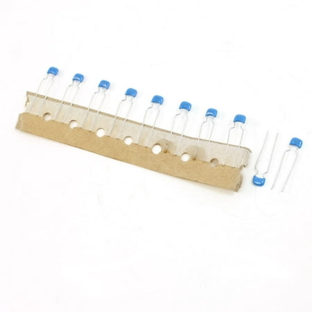 

Unique Bargains 10Pcs Radial Pin Monolithic Multilayer Ceramic Chip Capacitors 680pf 2KV