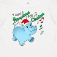 thumbnail image 4 of Inktastic I Want a Hippopotamus for Christmas Hippo in Santa Hat Boys or Girls Baby T-Shirt, 4 of 5