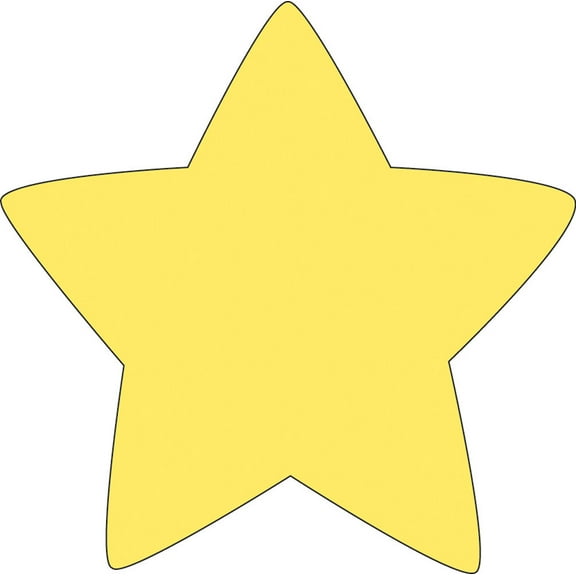 SHAPES ETC. Sticky Shape Notepad - Star