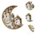 thumbnail image 6 of deevoka Ramadan Tray Moon Serving Tray Creative Portable Storage Plate Eid Tray Decoration for Snack Living Room Tabletop Fruit Gifts Gold, 6 of 9
