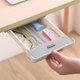 thumbnail image 4 of Wosthever Organizador de anteojos para debajo del escritorio, bandeja de almacenamiento de vajilla extraíble para ahorrar espacio, accesorios de cocina Almacenamiento y organización del hogar Gris Wosthever HA061070-03B, 4 of 6