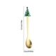 thumbnail image 5 of Cubiertos de Árbol de Navidad Cuchara de Café Cuchara de Acero Inoxidable Tenedor de Fruta Cuchara de Postre Cuchara de Navidad, 5 of 7