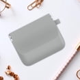 thumbnail image 6 of Toysmith Small Makeup Bag Portable Top Toiletry Bag Jewelry Pouch Purse Cosmetics Bag for Eyeglasses Hairpins Lipstick ID Card Gray S, 6 of 9