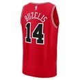 thumbnail image 3 of Youth Fanatics Matas Buzelis Red Chicago Bulls Fast Break Replica Player Jersey - Icon Edition, 3 of 3