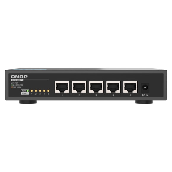 Switch QNAP QSW-3205-5T de 5 puertos 10GBASE-T sin administración