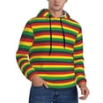 thumbnail image 2 of Lsque Music Colors 1 Pattern Casual Men's Hoodie,Hooded Sweatshirt with Kangaroo Pocket,Pullover Hoodie-Small, 2 of 7