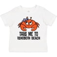 thumbnail image 3 of Inktastic Rehoboth Beach Delaware Cute Crab Boys or Girls Toddler T-Shirt, 3 of 5