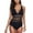 Black, variant on Womens Bathing Suit One Piece Tummy Control Swimsuit Women Suit Swimwear Bikini Push Piece Bandage Set One Padded Women Swimsuit Up Bathing Swimwears Tankinis Set