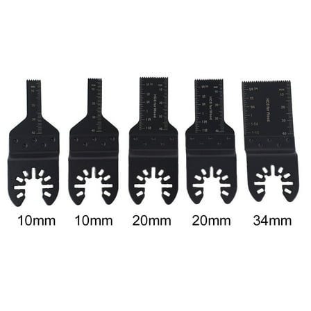 KDJ 5 PCS Saw Blades Set Multi Tool For Wood Plastic Metal Renovator Tool Saw Blade Oscillating Power Tools Parts