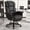 Black, variant on Ninecer High Back Executive Office Chair, Big and Tall PU Leather Office Chair, Heavy Duty Computer Desk Chair, Reclining Office Chair with Footrest 400lbs, Black