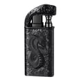 thumbnail image 2 of EIGTHTAIL Crater Clear Light Inclined Fire Open Flame Wheel Lighter  Butane Refillable Pipe Lighter  Adjustable Flame Mini Portable Torch Lighter for Candles  Incense  Cigarettes, 2 of 6
