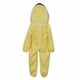 thumbnail image 4 of Inteprter Traje de mono para niños Traje de protección con diseño de cremallera y capucha para niños Ropa de cuidador de abejas para niños Cubiertas para muebles de jardín amarillo METRO, 4 of 6